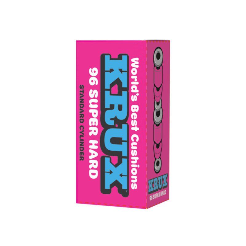 Krux Trucks (96a) Super Hard Worlds Best Cushions Pink Skateboard Bushings
