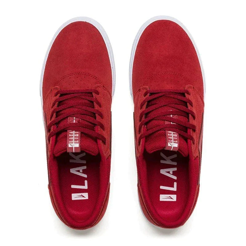 Lakai GRIFFIN RED/REFLECTIVE SUEDE Shoes