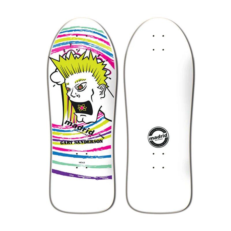 Madrid 10.625" x 30.25" GARY SANDERSON ATOMIC Skateboard Deck