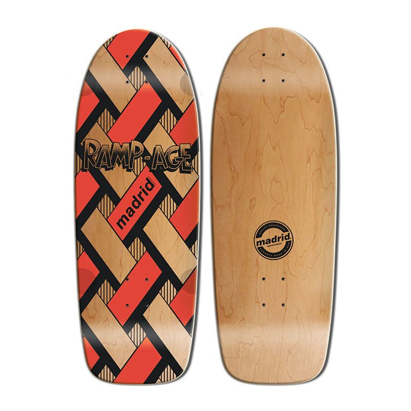 Madrid 10" x 30" ORIGINAL RAMP-AGE Skateboard Deck