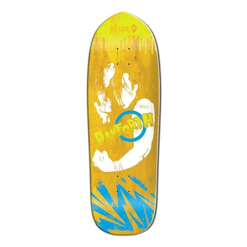 Madrid MAD CLUB DANFORTH Yellow Stain (#4 0f 12} Skateboard Deck