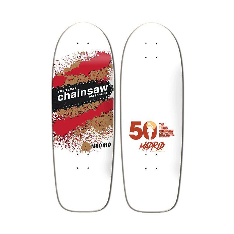 Madrid x Texas Chainsaw Massacre 9.5" x 29.25" TEXPLOSION Shaped Skateboard Deck