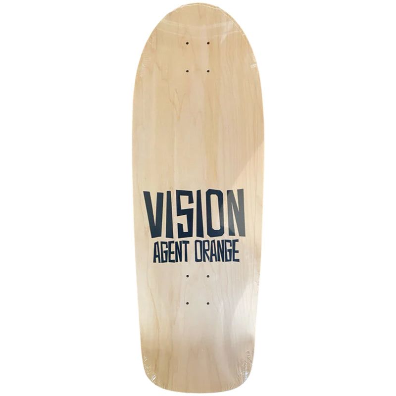 NOS Vision Agent Orange Reissue Deck - Natural - 10.25" x 30"