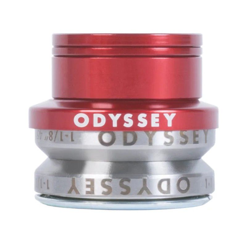 Odyssey Pro Low 4mm (1-1/8") Anodized Red Bicycle Headset