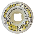 OJ 54mm 101a/95a Double Duro White Chubbies Skateboard Wheels 4pk