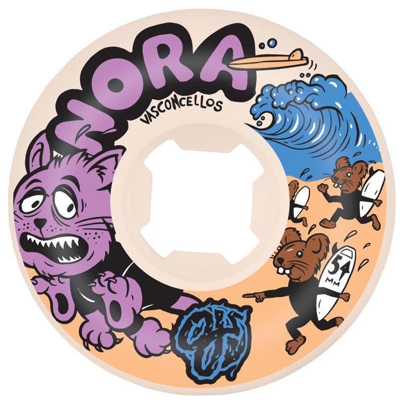 OJ 54mm 101a Nora Vasconcellos Surfs Up 2 Elite EZ EDGE Skateboard Wheels 4pk