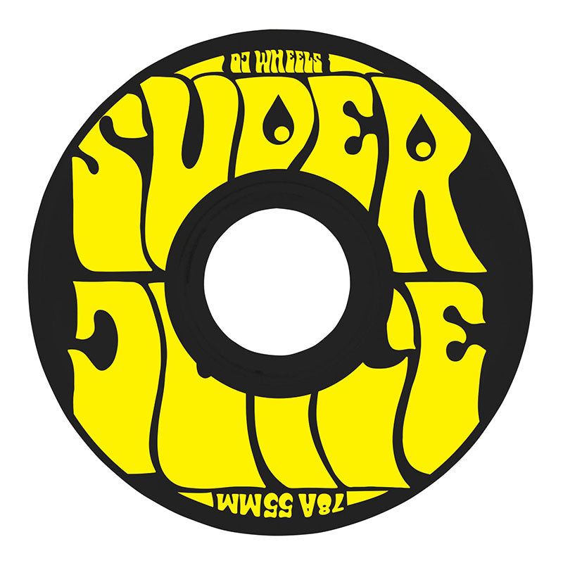 OJ 55mm 78a Mini Super Juice Black Skateboard Wheels