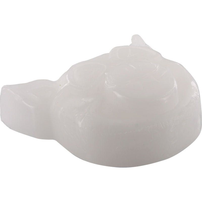 Pig Head Raised White Skateboard Curb Wax
