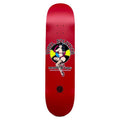 Pocket Pistols (PPS) 8.25" Vinyl Solution 1989 Matte Red Skateboard Deck