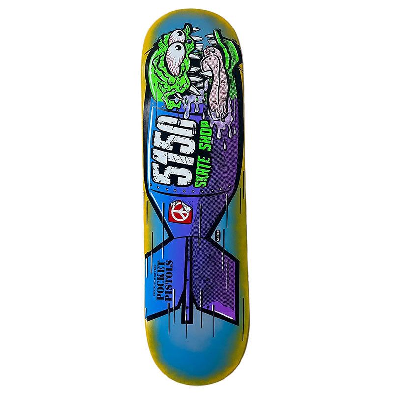 Pocket Pistols x 5150 Skate Shop Collab 8.25" Skateboard Deck B-3