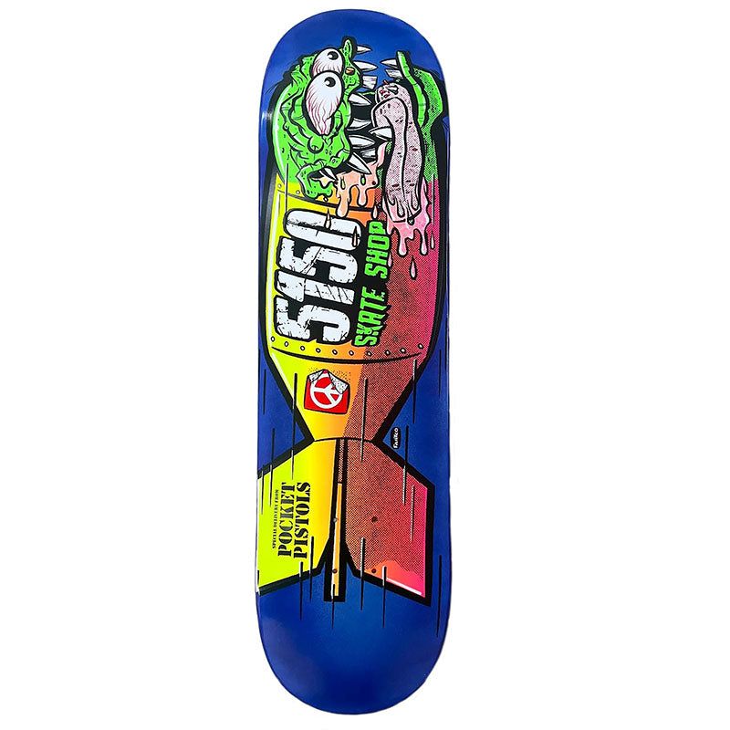 Pocket Pistols x 5150 Skate Shop Collab 8.5" Skateboard Deck A-10