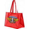 Powell Peralta 12" x 16" Shopping Bag Santa Barbara Winged Ripper Woven Red
