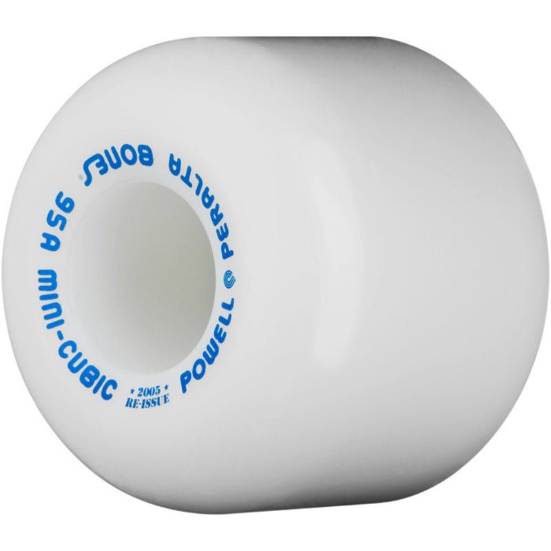 Powell Peralta 64mm 95a Mini-Cubic White Skateboard Wheels 4pk