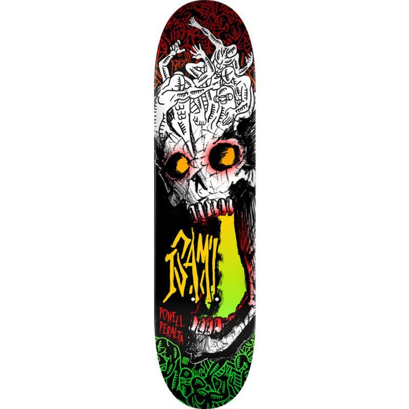 Powell Peralta 8" x 31.45" Isamu Yamamoto Skull Shape 242  Skateboard Deck