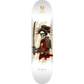 Powell Peralta  8" x 31.45" Sakura Yosozumi Onna-Bugeisha  White / Gold Foil Shape 242 K20 Skateboard Deck