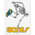 Powell Peralta Skateboarding 4" Skeleton Sticker Clear