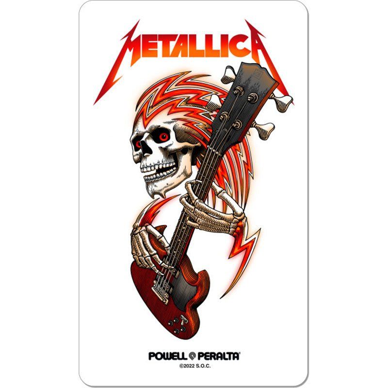Powell Peralta Skateboards x Metallica Collab 4" x 6.5" Sticker