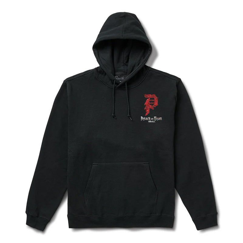 Primitive Attack On Titan ARMORED DIRTY P Hoodies
