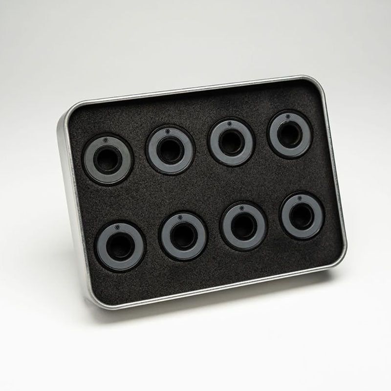 Quantum Bearing Science Metallics Series Skateboard Bearings (8 Pack)