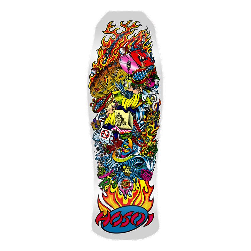 Santa Cruz 10.0" x 30.125" Christian Hosoi Collage Reissue Skateboard Decks (Oct / Nov 2026 Release)
