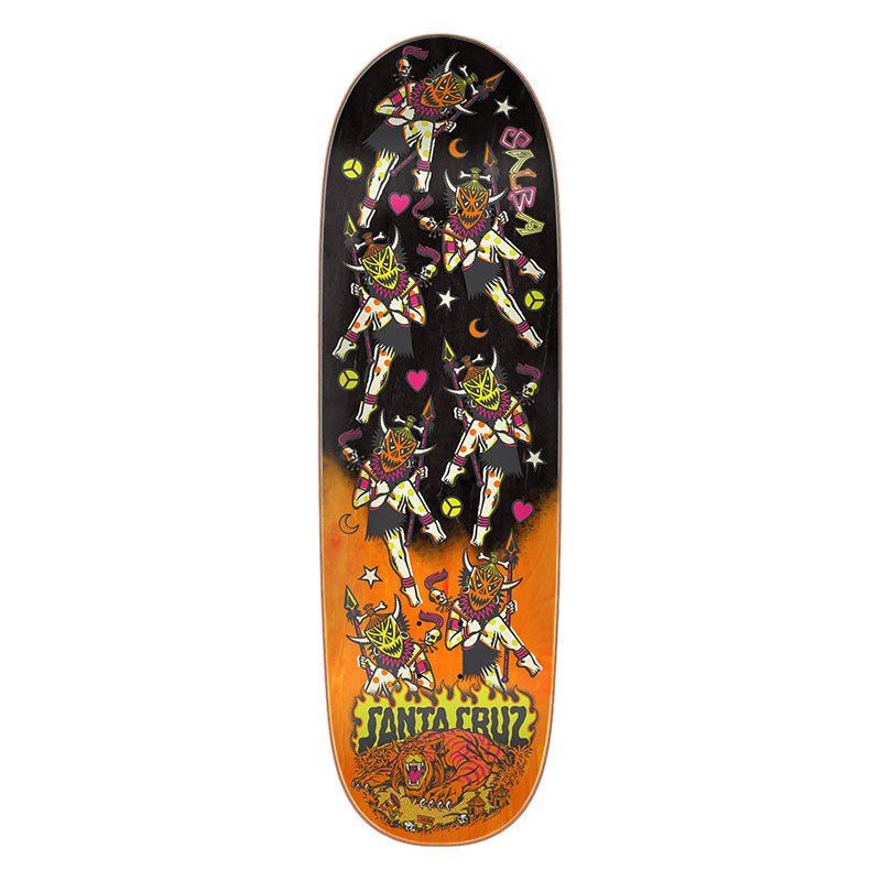 Santa Cruz 8.80" x 32.08" Salba Firedance Egg Skateboard Deck