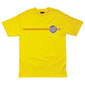 Santa Cruz Skateboards Dot Regular Short Sleeve Yellow Mens T-Shirts