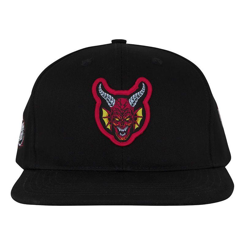 Santa Cruz X Stranger Things Hellfire Club Snapback Structured Hat Black OS Unisex