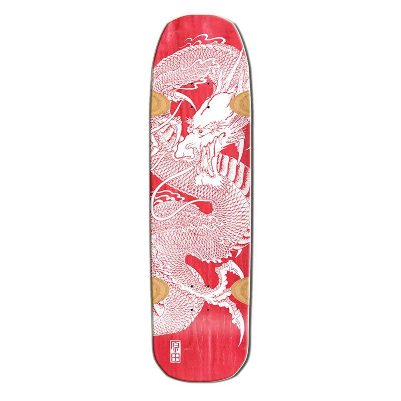 Santa Monica Airlines Series Limited 3 9" x 32.25" Red Stain BENNETT HARADA DRAGON Skateboard Deck