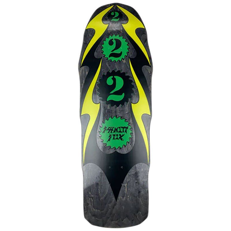 Schmitt Stix 10" x 31.75" Ripsaw 2 BLACK STAIN Skateboard Deck