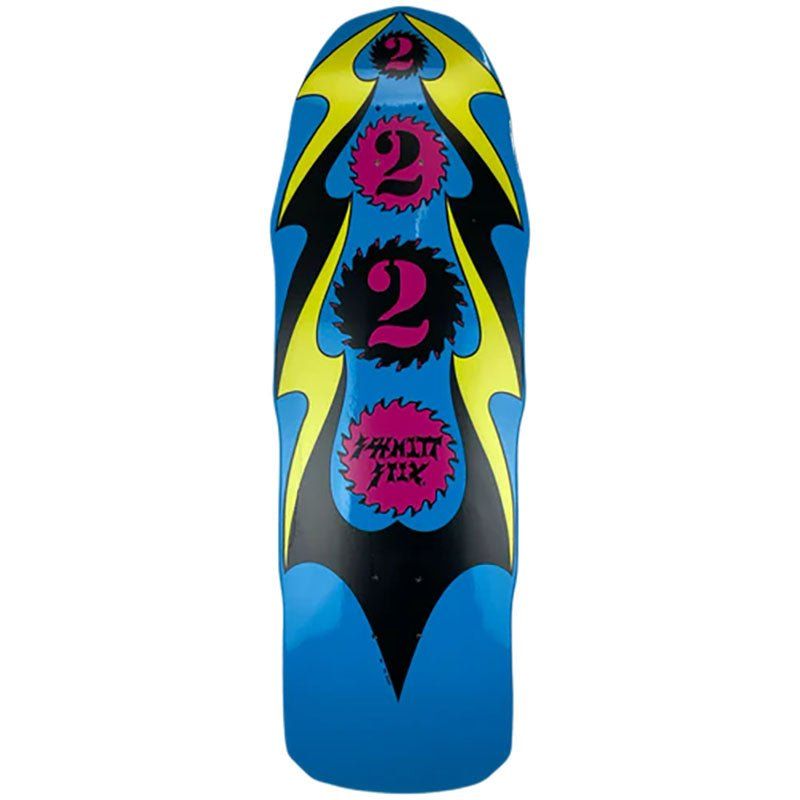 Schmitt Stix 10" x 31.75" Ripsaw 2 BLUE DIP Skateboard Deck