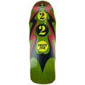 Schmitt Stix 10" x 31.75" Ripsaw 2 GREEN STAIN Skateboard Deck