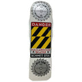 Schmitt Stix 10" x 33" WHITE DIP Danger Saw Skateboard Deck