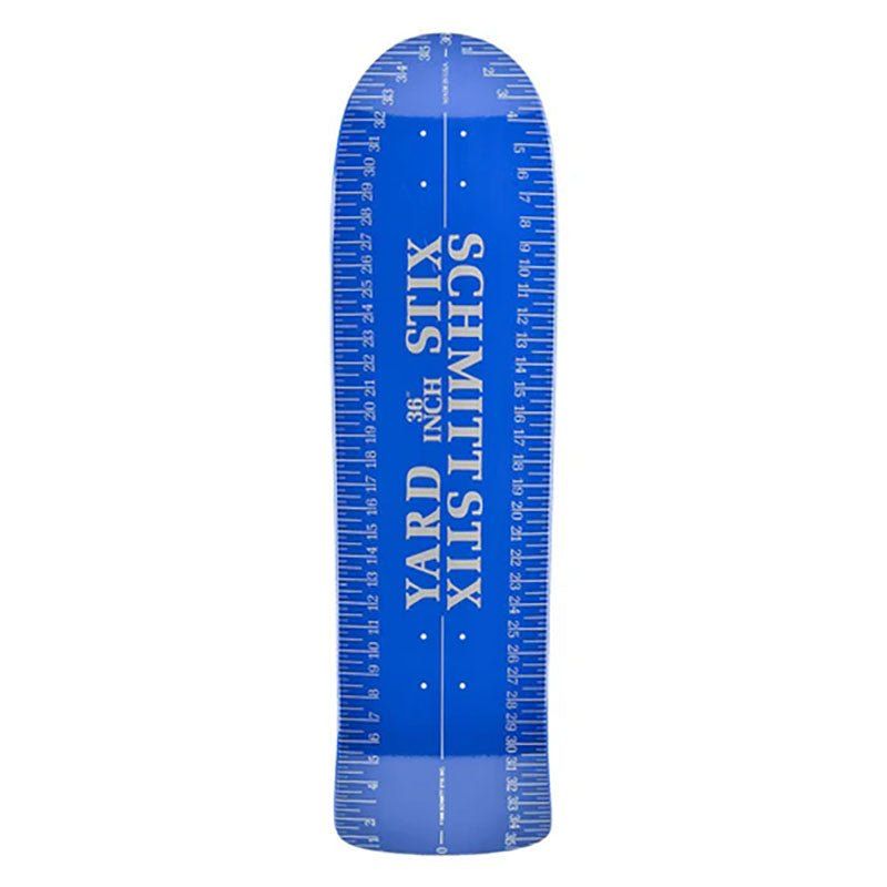 Schmitt Stix 9.625" x 36" Yard Stick BLUE Re-Issue Skateboard Deck