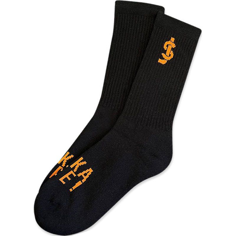 Shake Junt Yadadamean Black Crew Socks
