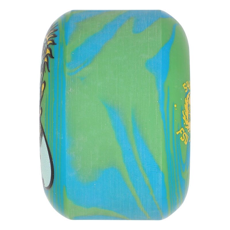 Slime Balls 56mm 99a Greyson Fletcher Guest Vomit Mini Green Blue Swirl Skateboard Wheels 4pk