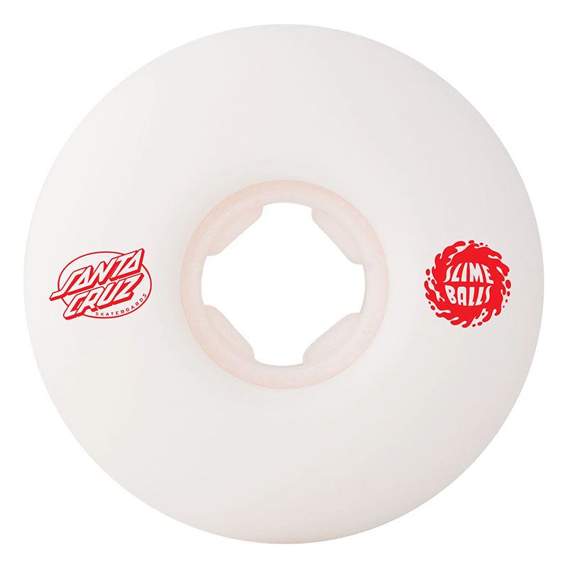 Slime Balls 56mm 99a Kendall End of the World Reissue Chubbies White Skateboard Wheels 4pk