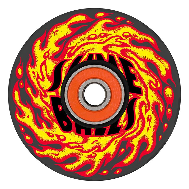 Slime Balls 66mm SB Flame 78a Light Ups Skateboard Wheels 4pk