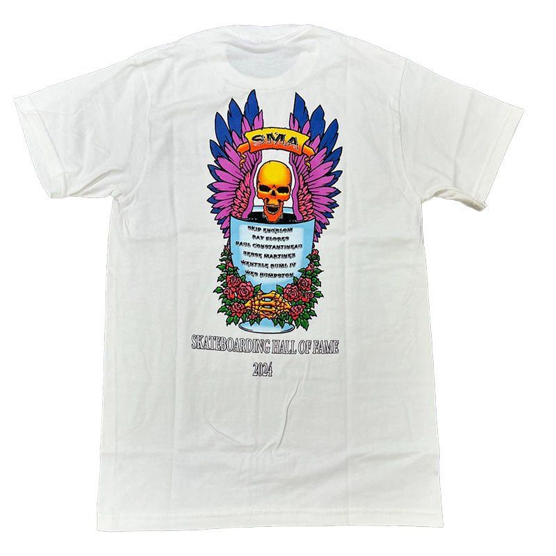 SMA Skateboarding Hall Of Fame 2024 White Short Sleeve Series 2 T-Shirts
