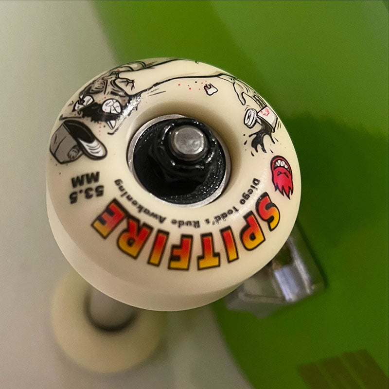 Toy Machine 7.75"  TURTLE FACE GREEN Complete Skateboard