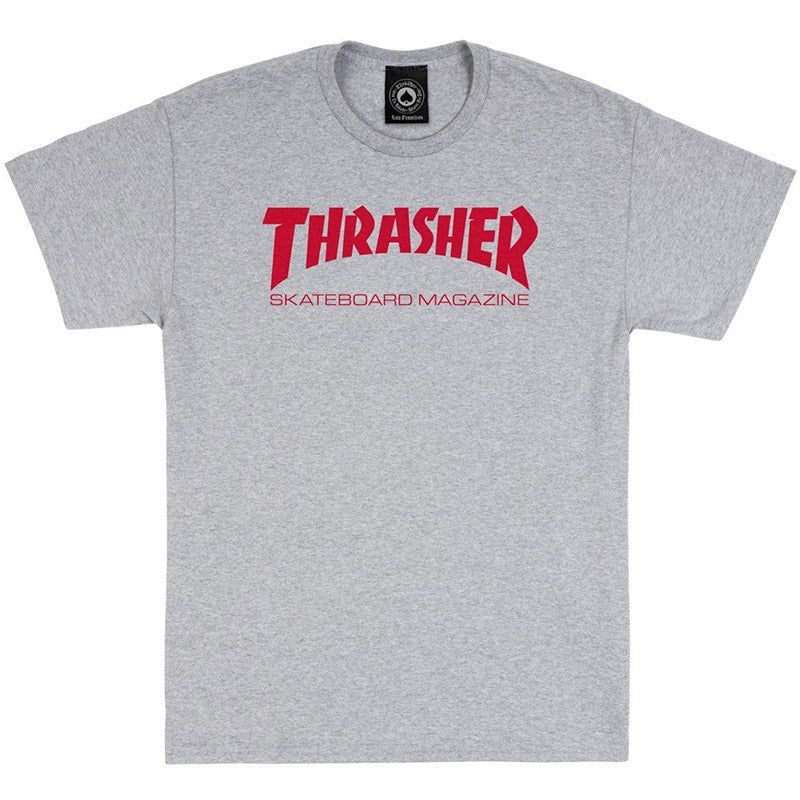 Thrasher Skateboard Magazine Grey T-Shirts