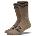 Toy Machine BETARD CREW Heather Brown Socks 1pr