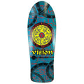 Vision 10.25" x 30.75" Joe Johnson Hieroglyphics (TURQUOISE STAIN) Skateboard Deck
