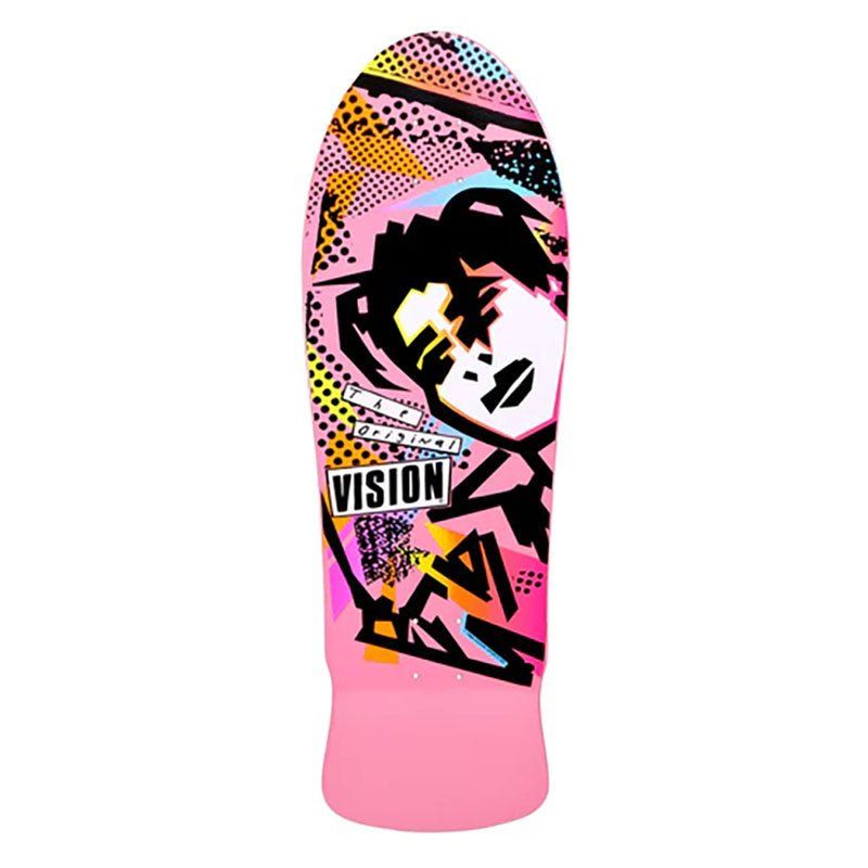 Vision 10" x 30" Original MG PINK DIP Skateboard Deck