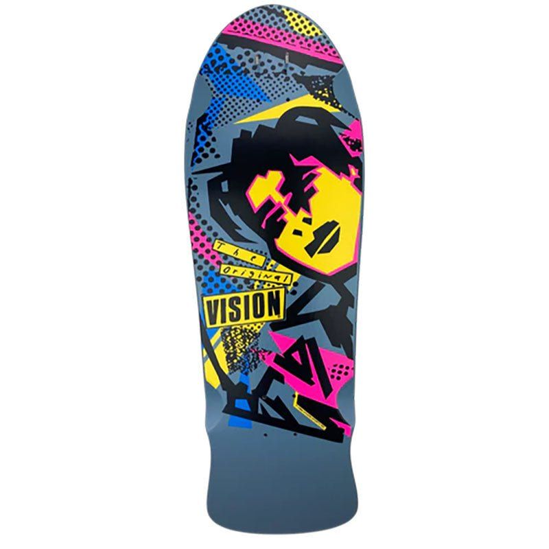 Vision 10" x 30" Original MG Special Colorway's Limited GREY DIP Skateboard Deck