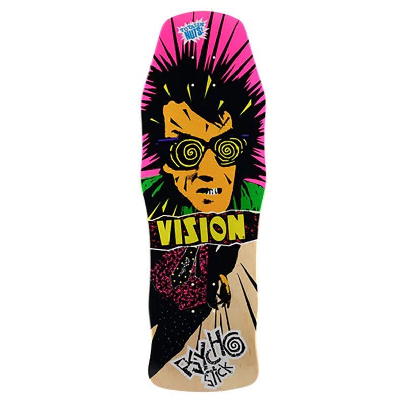 Vision 10" x 30" Original Psycho Stick NATURAL Skateboard Deck