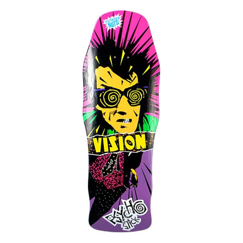 Vision 10" x 30" Original Psycho Stick PURPLE DIP Skateboard Deck