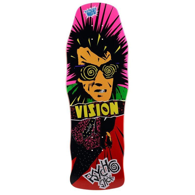Vision 10" x 30" Original Psycho Stick (RED DIP) Skateboard Deck