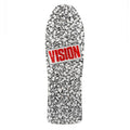 Vision 10"x 30" Punk Skull (WHITE) Skateboard Deck