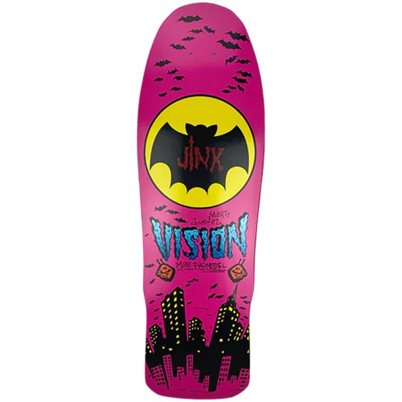 Vision 9.5" x 29.5" Jinx Mini LOVE Limited color way Shaped Skateboard Deck