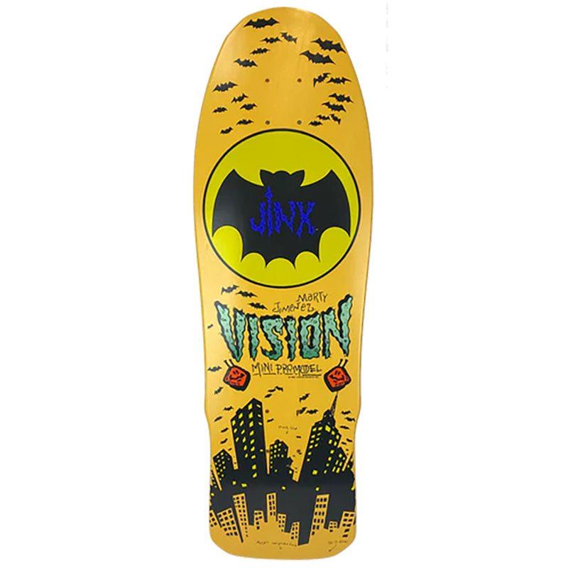 Vision 9.5" x 29.5" Jinx Mini (YELLOW DIP) Skateboard Deck